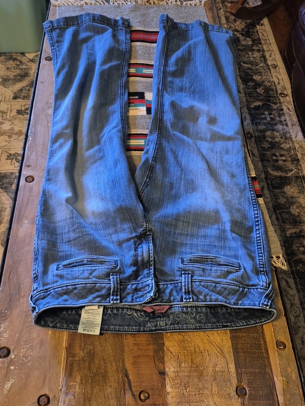 Ariat Trousers:denim designed for riders and western lifestyle Sz.33R (#1843)